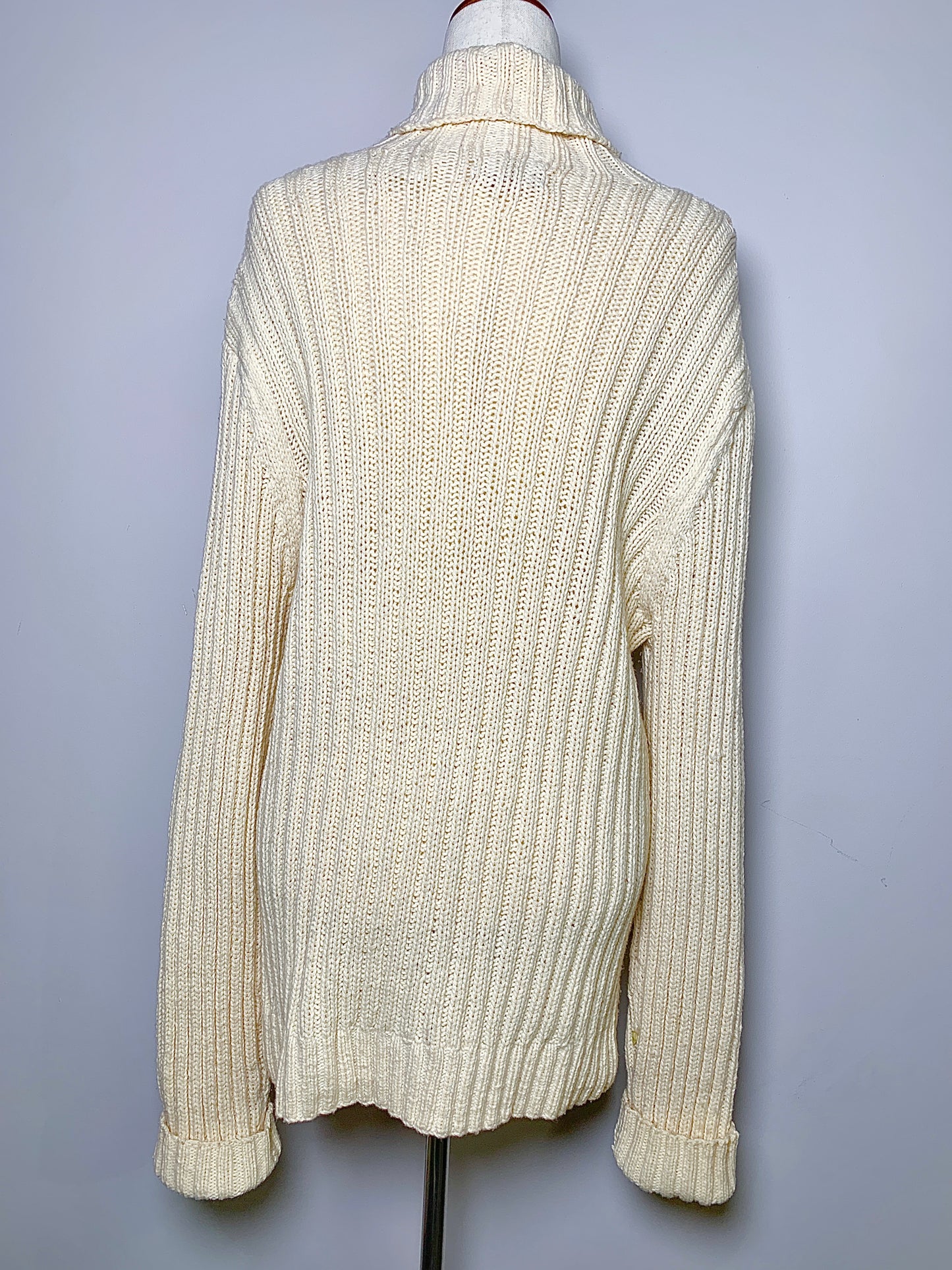 Michael Michael Kors Cream Wool Solid Mens Size XL Sweater