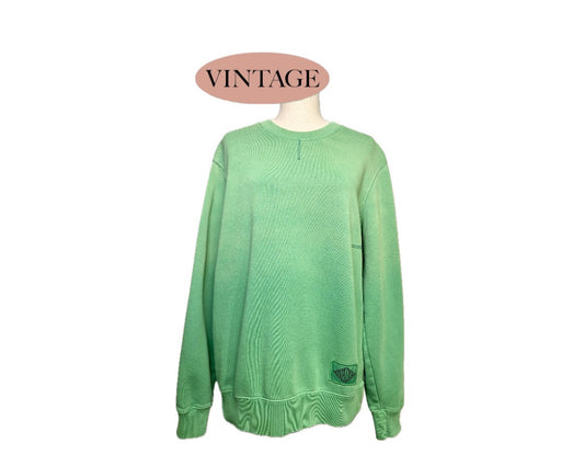 Vintage Ovadia Green Cotton Sweatshirt