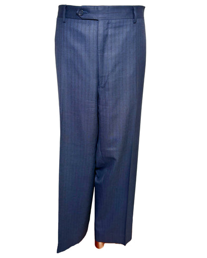 Canali Navy Wool Pinstripe Men's 40 Pants