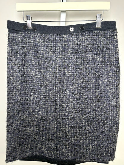 Women Size 12 Akris Punto Knitted Pencil Skirt