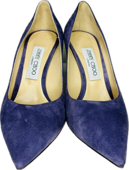 Jimmy Choo Lavender Suede Heels