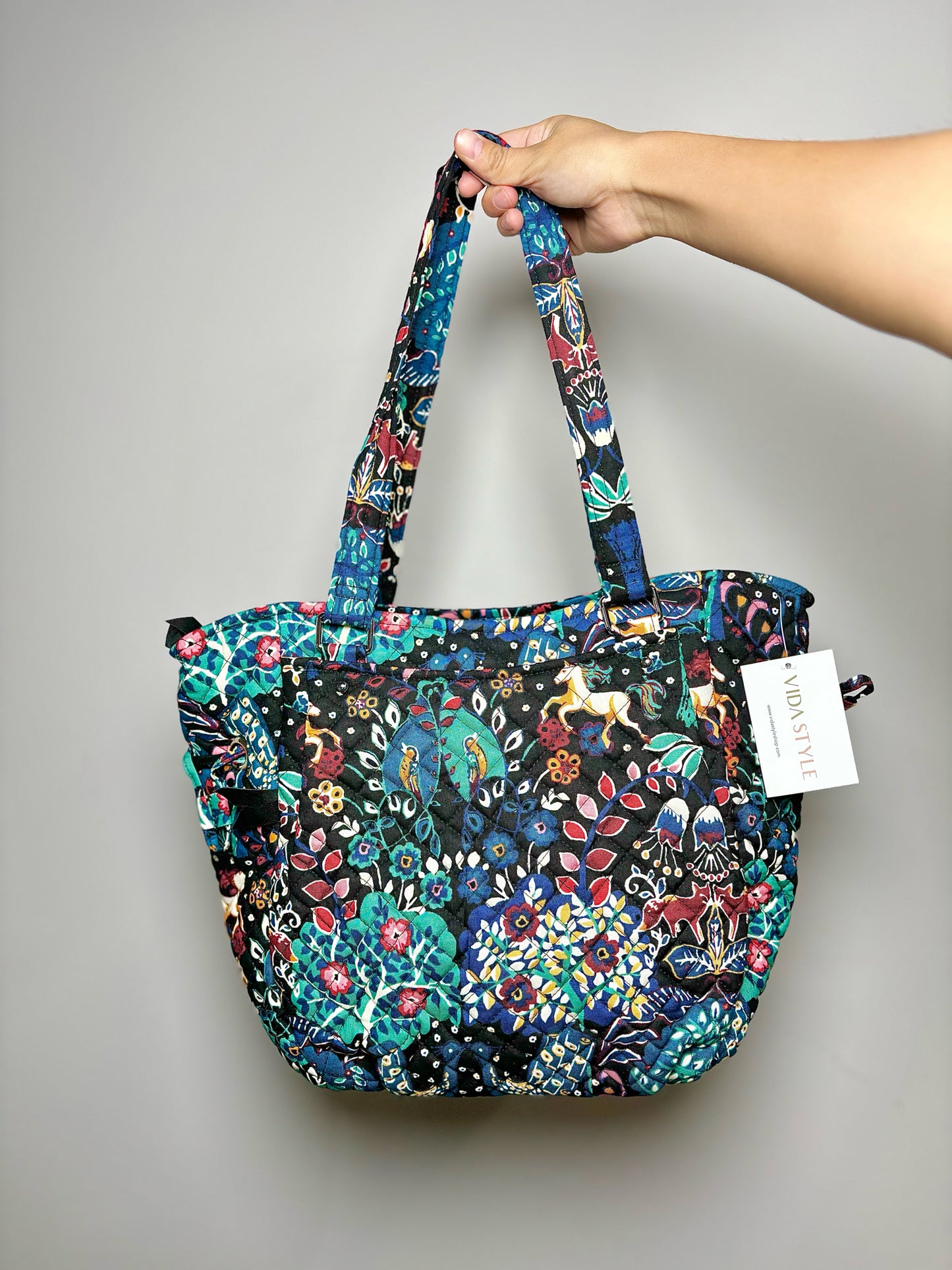 Blue Vera Bradley Print Purse