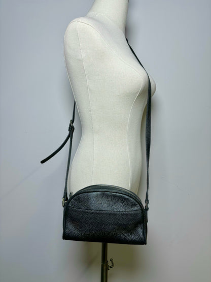 Black Titti Dell Acqua Solid Leather Purse