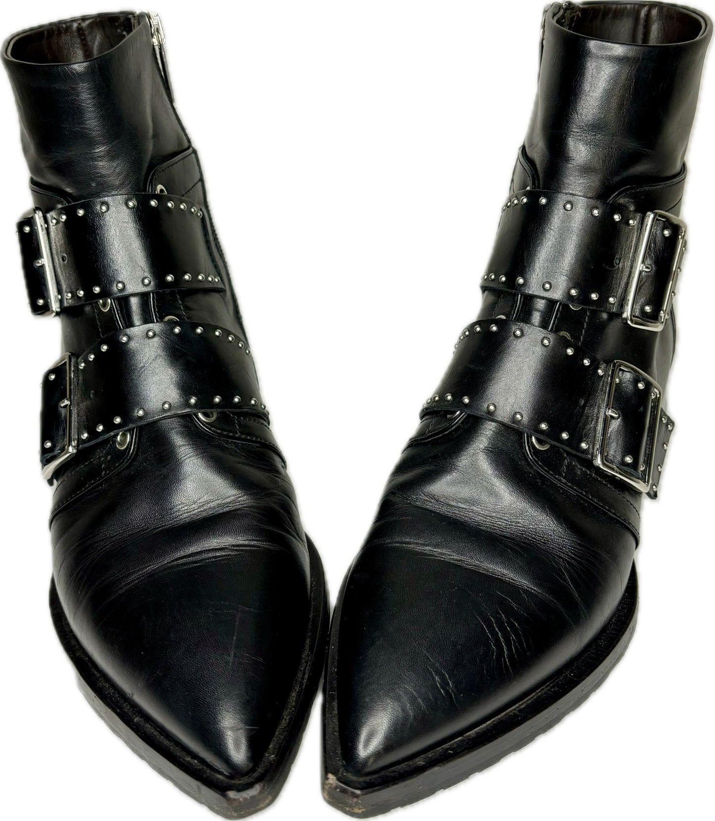 Capezzani Leather Cowhide Boots