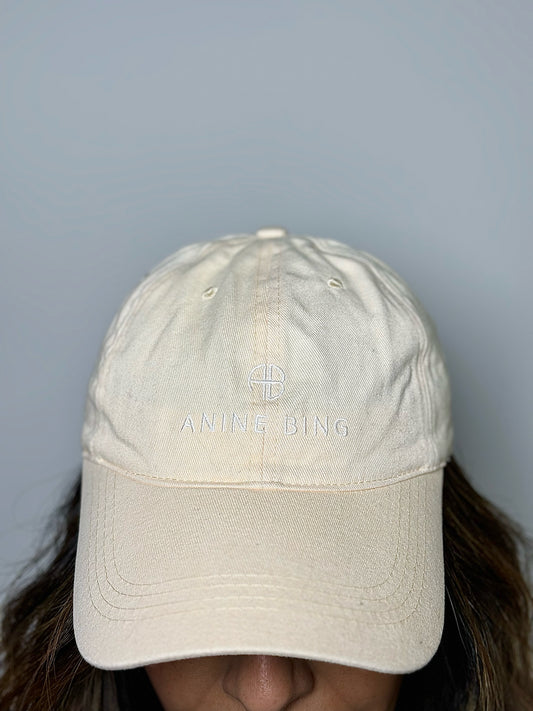 Peach Anine Bing Cotton Baseball Hat