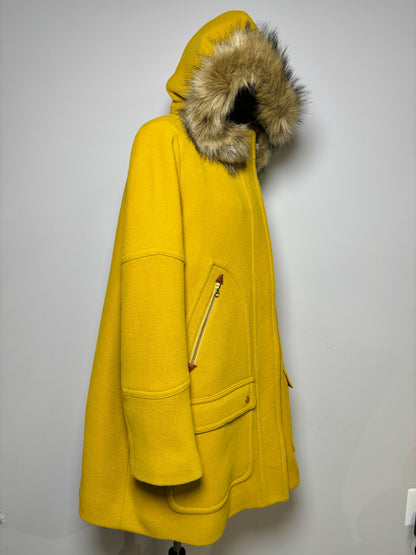 Women Size 20 J. Crew Mustard Coat