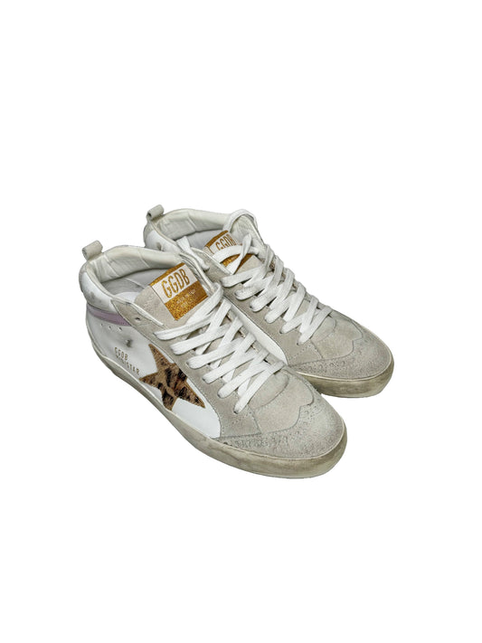 W Shoe Size 36 Golden Goose White Leather Cowhide Tennis shoes