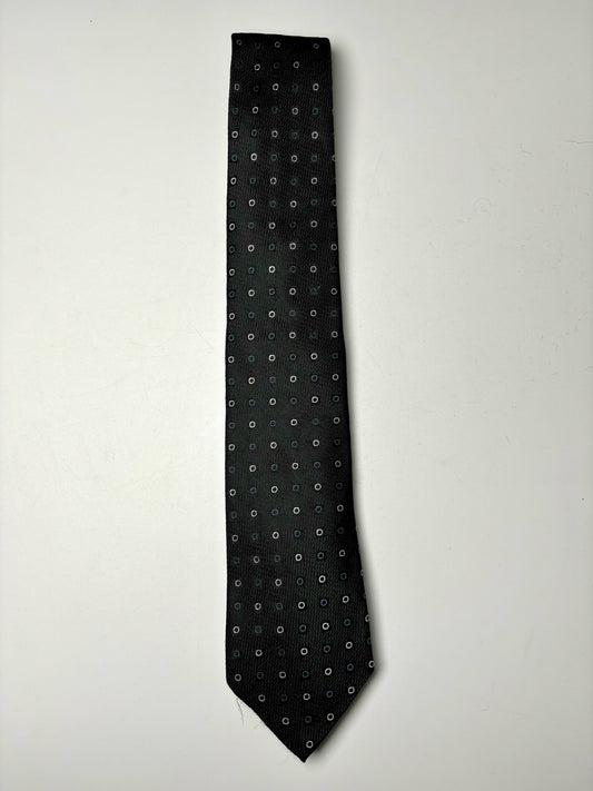 John Varvatos USA Black Silk Circles Men's Tie