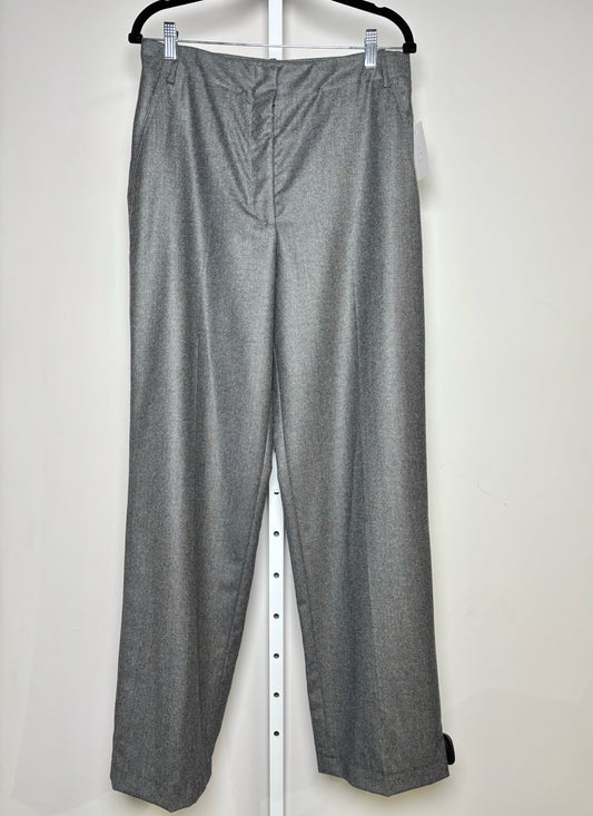 Women Size M Tibi Heather Gray Superfine Wool NWT Pants