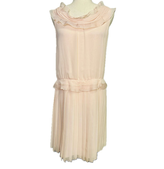 Oscar de la Renta Silk Drop Waist Dress