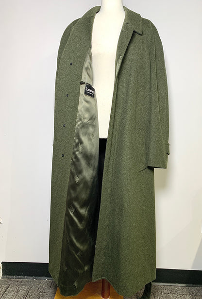 Burberry Hunter Green Wool Men's Mens Size XL Coat