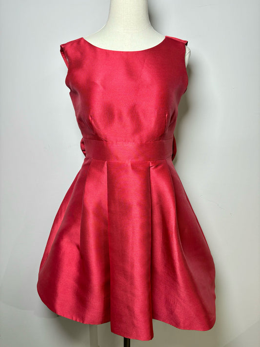 Kate Spade Red Solid Silk Blend Dress