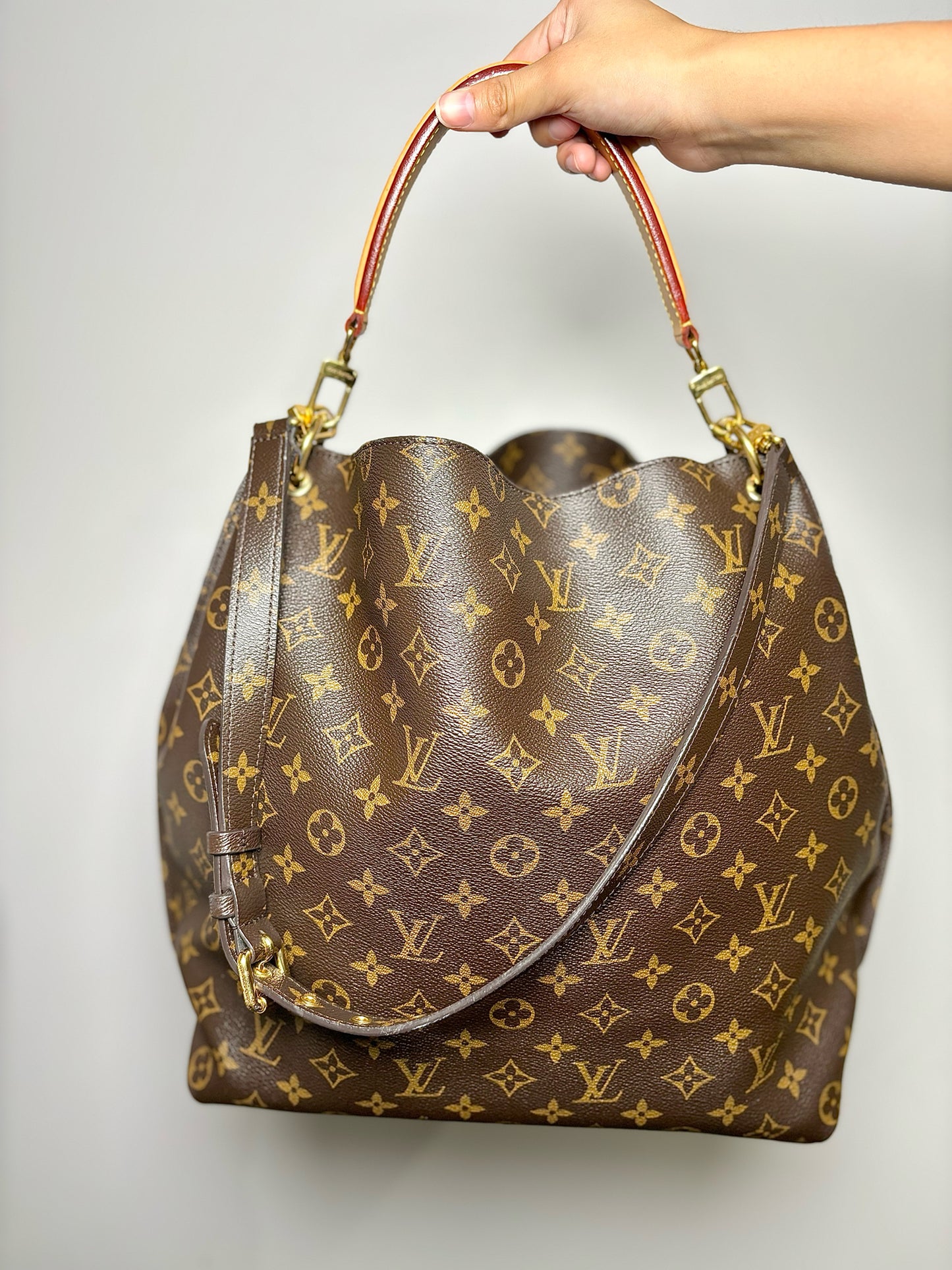 Louis Vuitton Brown Monogram Metis Hobo 2014 Hobo Bag